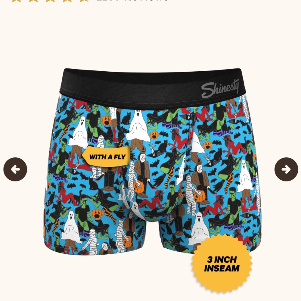 Shinesty Halloween Character Boxer Briefs - Blue